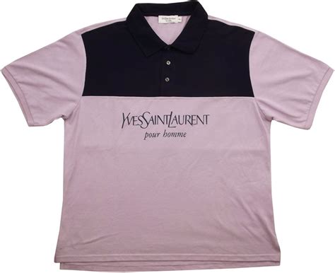 ysl vintage polo|yves saint laurent polo shirts.